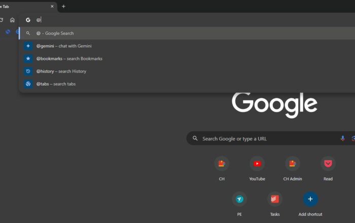 Google Gemini está acessível na barra de endereços do Chrome